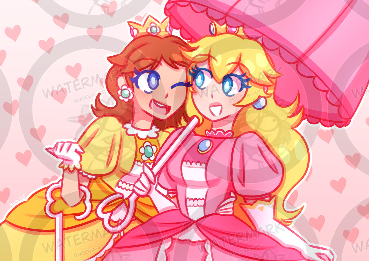 Peach & Daisy